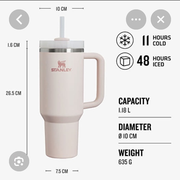 STANLEY Like New, NEW Straw, The Quencher H2.0 Flowstate Tumbler, 40 OZ Pink - Picture 12 of 13